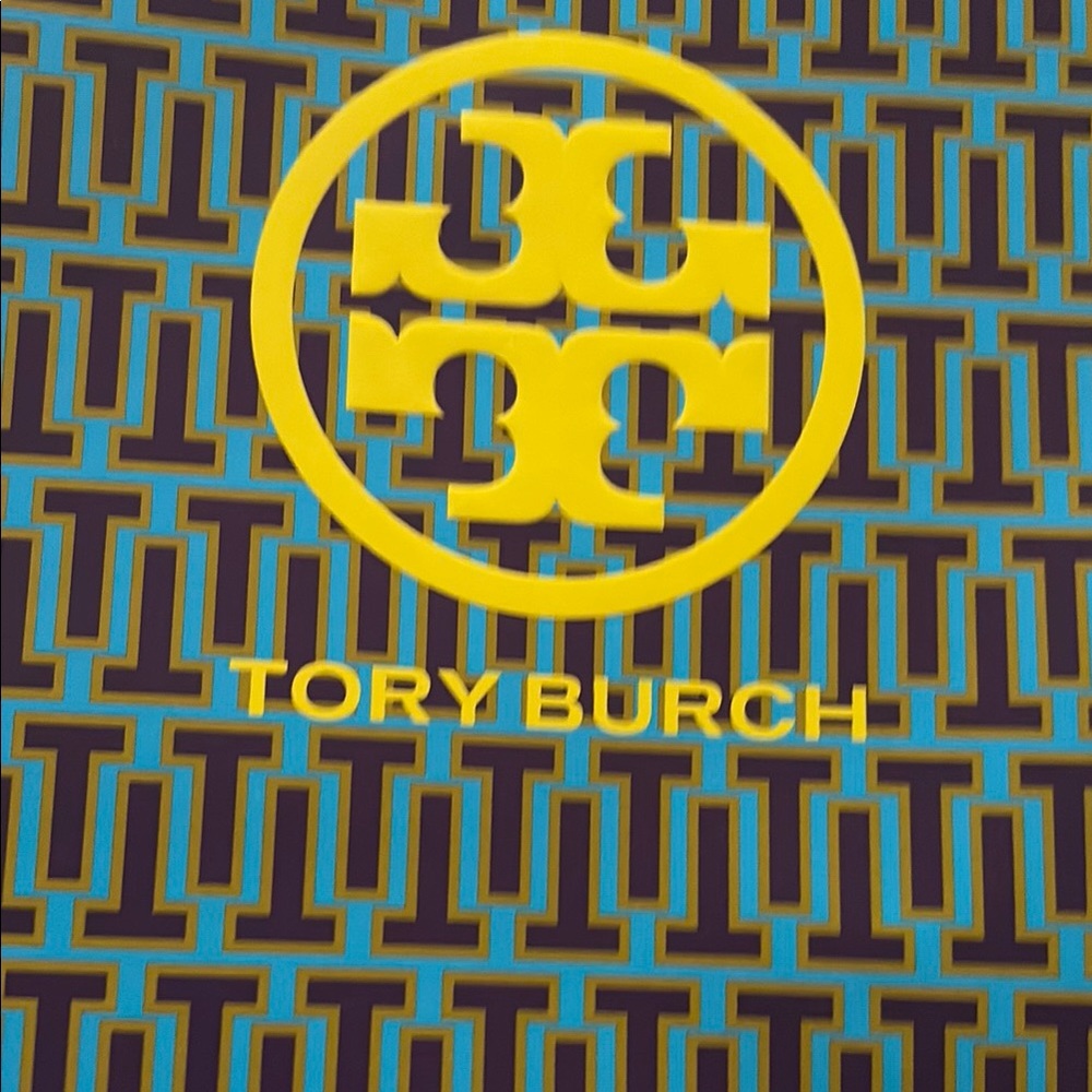 Tory Burch Large Ella Black and White patterned Tote Bag - Picture 5 of 5
